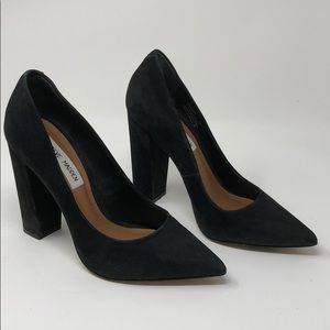Steve Madden Black Pointed Heel
